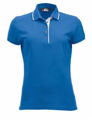 028243 Clique Seattle Polo dames  helblauw