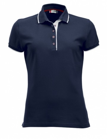 028243 Clique Seattle Polo dames donker marineblauw