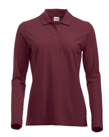 028247 Clique Classic Marion Polo met LM bordeaux rood