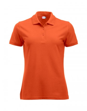 028251 Clique Manhattan Polo dames diep oranje