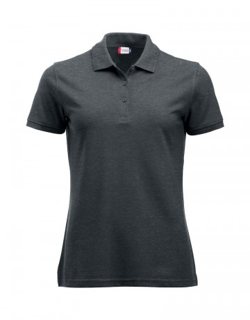 028251 Clique Manhattan Polo dames antraciet melange