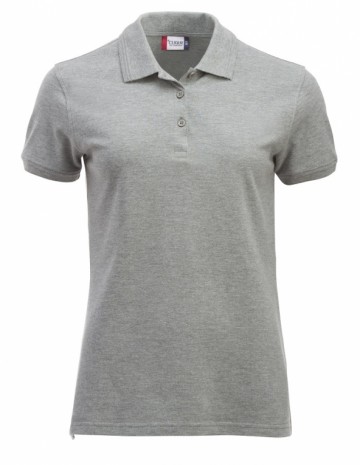 028251 Clique Manhattan Polo dames grijs melange