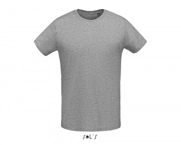 02855 Sol's Martin heren T-shirt grijs melange