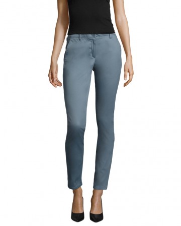 02918 Sol's Jared dames broek creamy donkerblauw