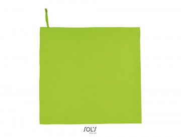 02936 Sol's Microfiber handdoek 100x150cm appelgroen