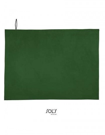 02936 Sol's Microfiber handdoek 100x150cm flessengroen