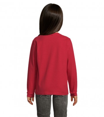 02947 Sol's Imperial Kids T-shirt L/S rood achter