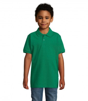 02948 Sol's Pefect Kids Polo kellygroen