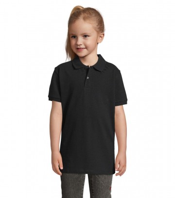 02948 Sol's Pefect Kids Polo zwart