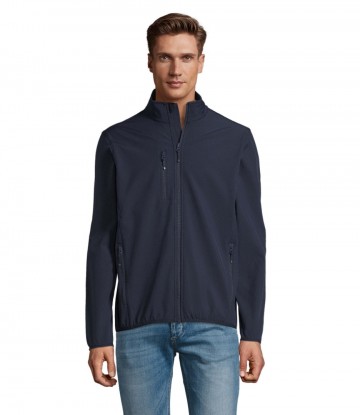 03090 Sol's Radian heren softshell jack absys blauw