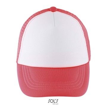 03091 Sol's Kids Bubble cap wit neonkoraal