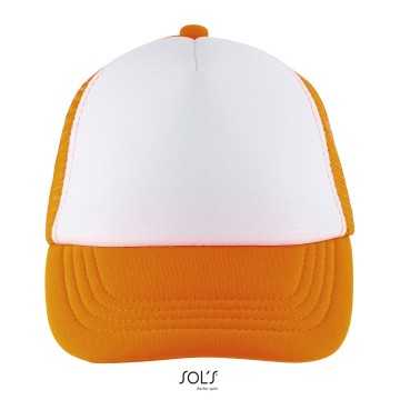 03091 Sol's Kids Bubble cap wit neonoranje