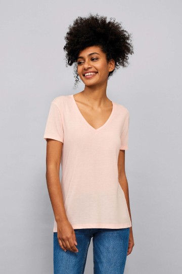 03098 Sol's Motion Flowy T-shirt V-hals