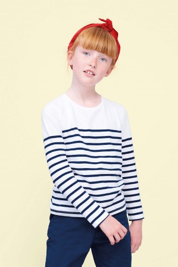 03101 Sol's Kids Striped T-shirt L/S