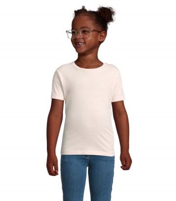 03102 Sol's Martin T-shirt met ronde hals creamy roze