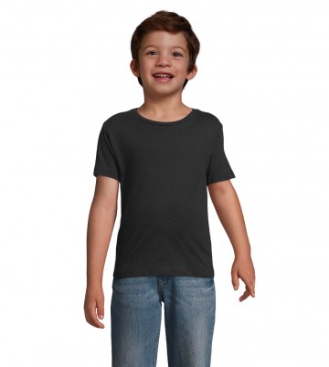 03102 Sol's Martin T-shirt met ronde hals diep zwart