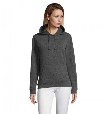 03103 Sol's Spencer dames hooded sweatshirt houtskoolgrijs melange