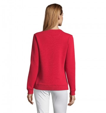 03104 Sol's Sully sweatshirt met ronde hals rood achter