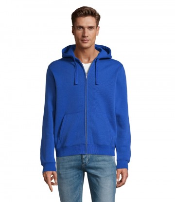 03105 sol's Spike heren hoodie met Zip koningsblauw