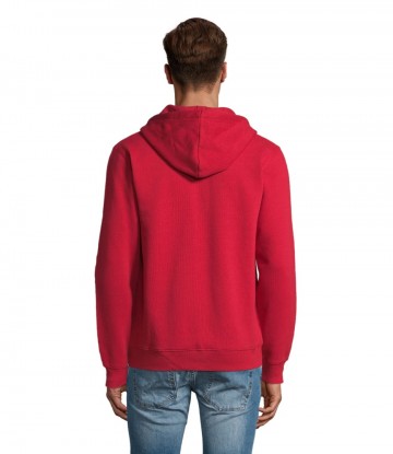 03105 sol's Spike heren hoodie met Zip rood achter