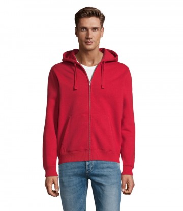 03105 sol's Spike heren hoodie met Zip rood