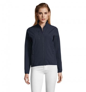 03107 Sol's Radian dames softshell jack abyss blauw