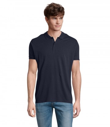 03566 Sol's Planet heren polo fransmarineblauw