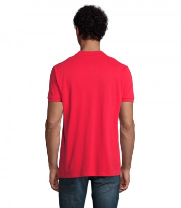03566 Sol's Planet heren polo rood achter