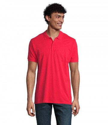 03566 Sol's Planet heren polo rood