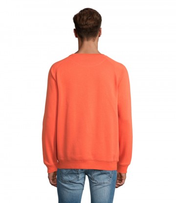 03567 Sol's Space unisex sweatshirt burnt oranje achter