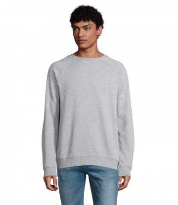 03567 Sol's Space unisex sweatshirt heather grijs