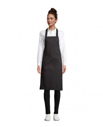 03569 Sol's Gamma Apron unisex donker grijs