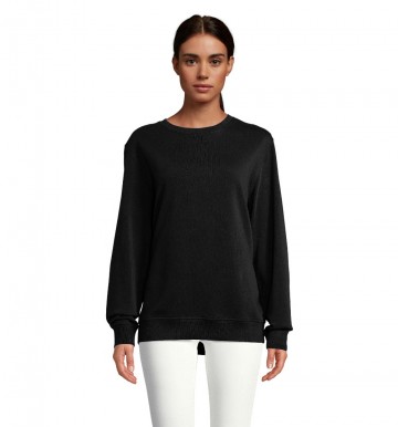 03574 Sol's Comet unisex sweatshirt zwart