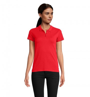 03575 Sol's Planet dames Polo rood