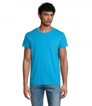03582 Sol's Crusader heren T-shirt waterblauw