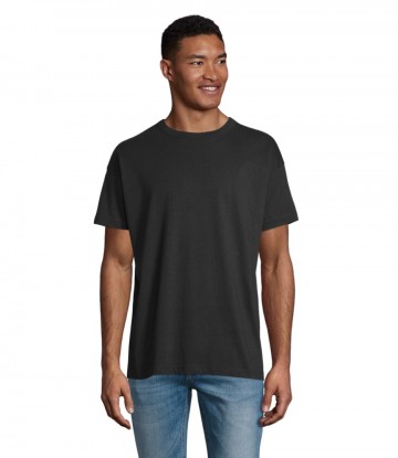 03806 Sol's Boxy Oversized heren T-shirt zwart