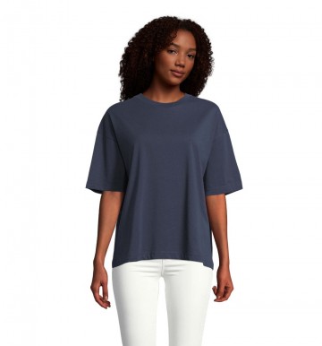 03807 Sol's Boxy Oversized dames T-shirt frans marineblauw