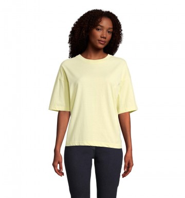 03807 Sol's Boxy Oversized dames T-shirt lichtgeel