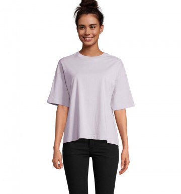 03807 Sol's Boxy Oversized dames T-shirt lila