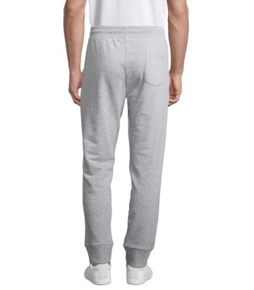 03808 Sol's Jet heren joggingbroek heather grijs achter