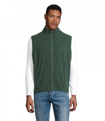03822 Sol's Factor fleece unisex bodywarmer bosgroen