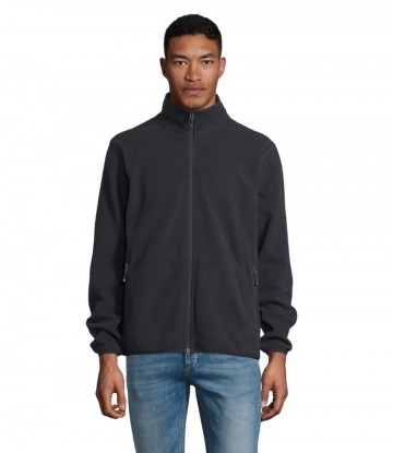 03823 Sol's Factor heren fleece jack marienblauw