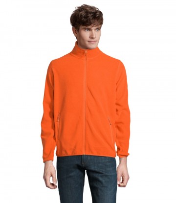 03823 Sol's Factor heren fleece jack oranje