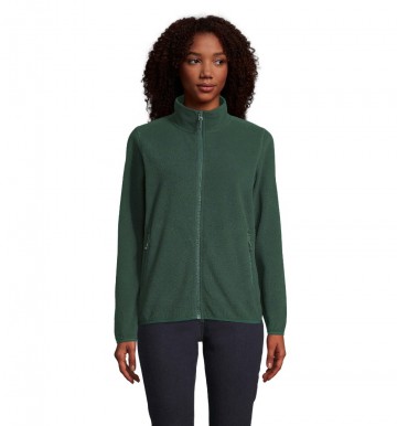 03824 Sol's Factor dames fleece jack bosgroen
