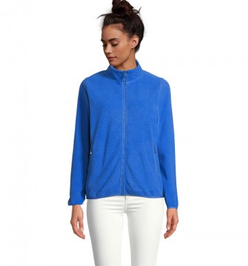 03824 Sol's Factor dames fleece jack koningsblauw
