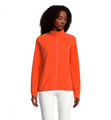 03824 Sol's Factor dames fleece jack oranje