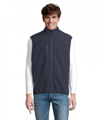 03825 Sol's Falcon heren softshell bodywarmer abyss blauw
