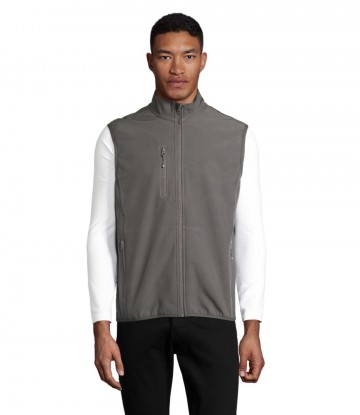 03825 Sol's Falcon heren softshell bodywarmer houtskoolgrijs