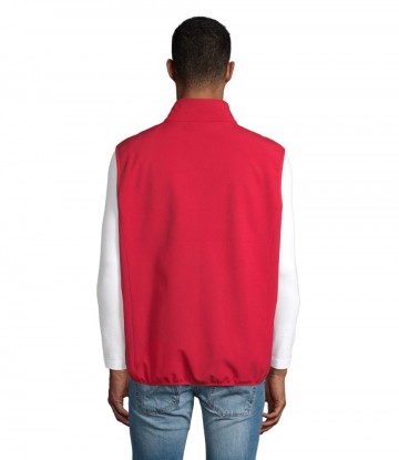 03825 Sol's Falcon heren softshell bodywarmer rood achter