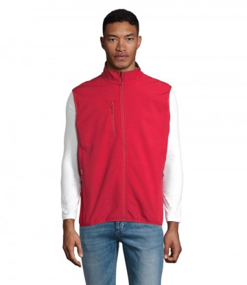 03825 Sol's Falcon heren softshell bodywarmer rood